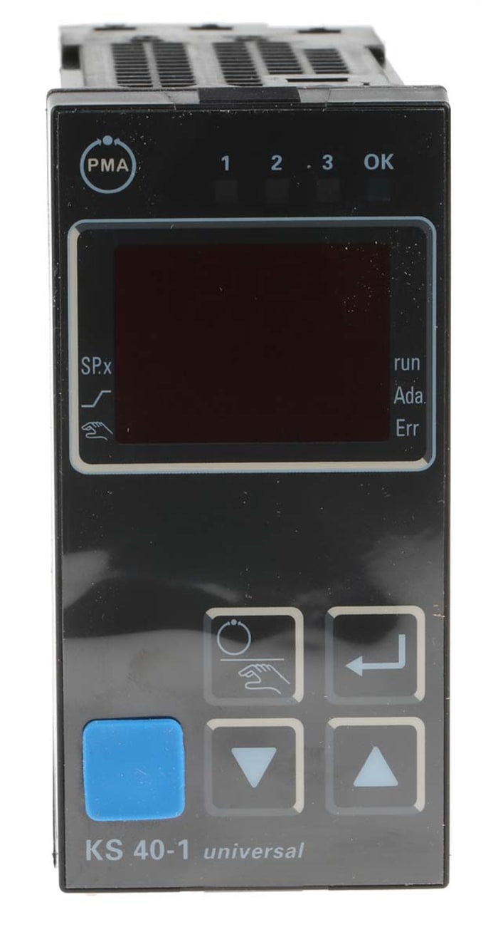P.M.A KS40 PID Temperature Controller, 96 x 48mm, 3 Output, 90 → 250 V ac Supply Voltage