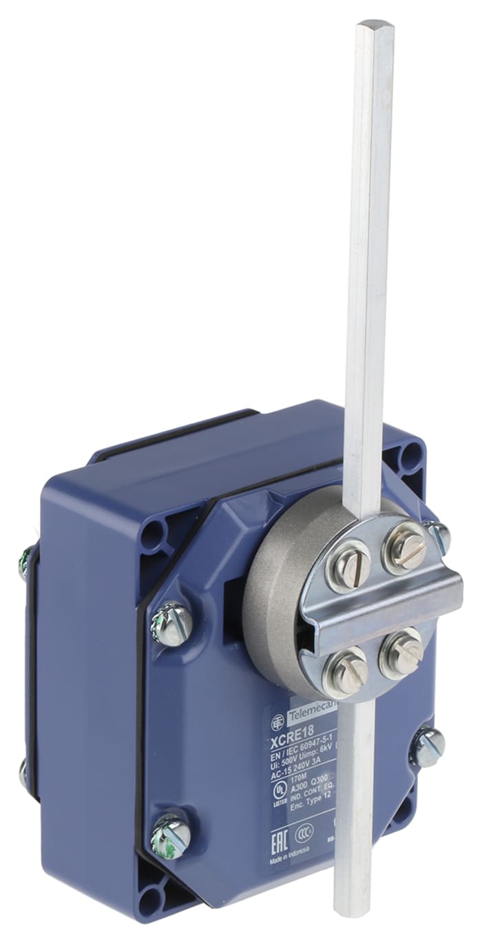 Telemecanique Sensors OsiSense XC Series Lever Limit Switch, 2NO/2NC, IP54, 4P, Zinc Alloy Housing, 240V ac Max, 3A Max