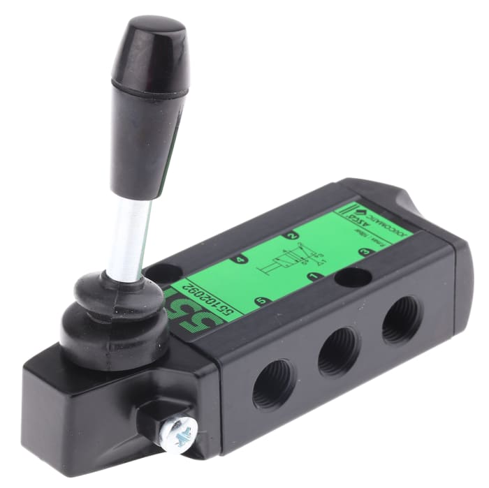 55102092 EMERSON ASCO EMERSON ASCO Lever 5/2 Pneumatic Manual Control Valve 551 Series