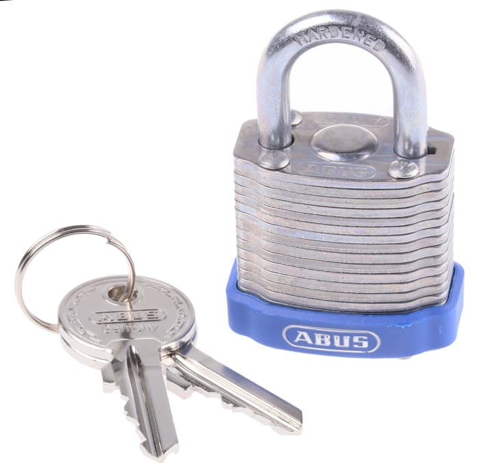 ABUS Key Weatherproof Steel Steel Padlock, Keyed Alike, 5mm Shackle, 35mm Body