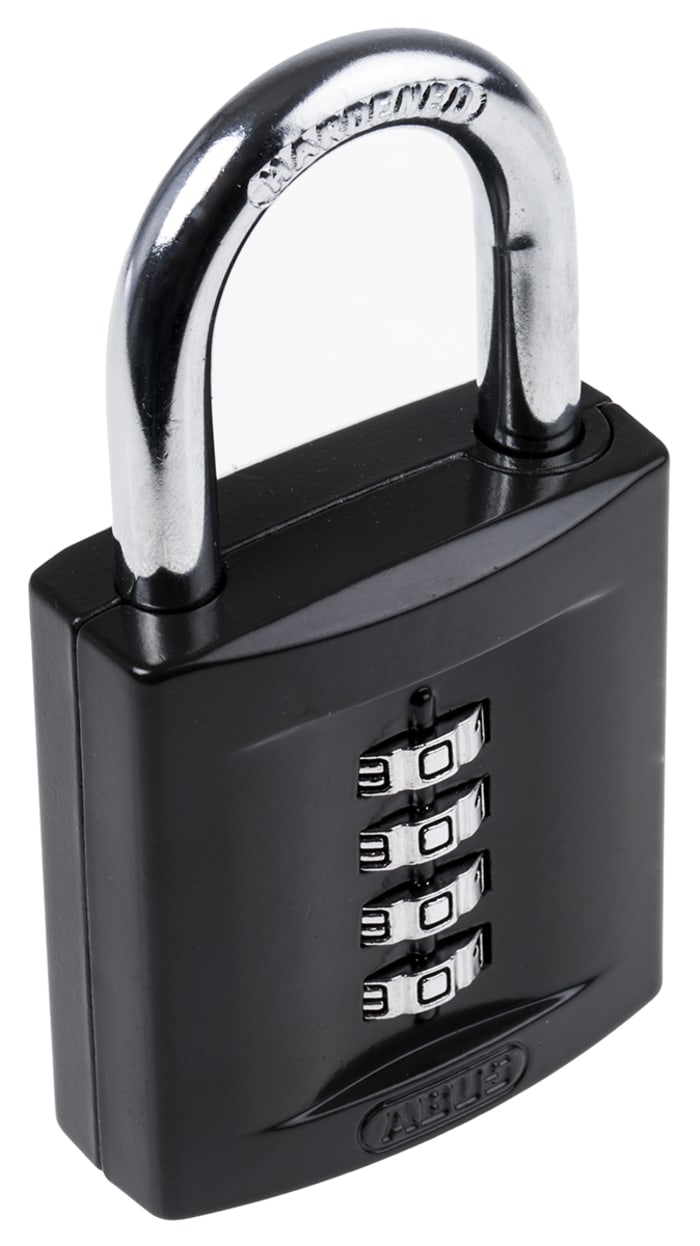 Candado de Acero de combinación ABUS , Ø de grillete 8mm, color Negro, para Interior, exterior