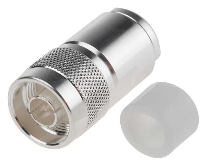 TE Connectivity, Plug Cable Mount N Connector, 50Ω, Solder Termination, Straight Body