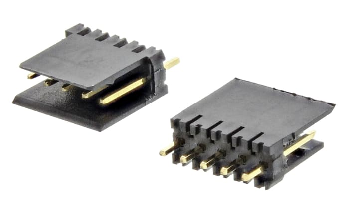 Wurth Elektronik 475 Series Straight Through Hole PCB Header, 5 Contact(s), 2.54mm Pitch, 1 Row(s), Shrouded
