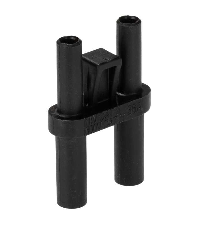 RS PRO Black Male Banana Plug, 4 mm Connector, Plug-In Termination, 45 V ac, 60V dc, 36A