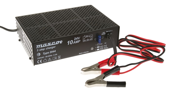 Mascot Battery Charger For Lead Acid 24V 10A with UK plug