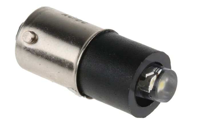 Bombilla para piloto luminoso LED Marl Blanco, 8-48V ac/dc / 10mA, 785mcd, casquillo BA9s, Ø 4.9mm