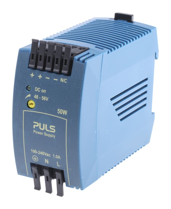 PULS MiniLine MLY Switched Mode DIN Rail Power Supply, 100 → 240V ac ac Input, 48V dc dc Output, 1.05A Output,