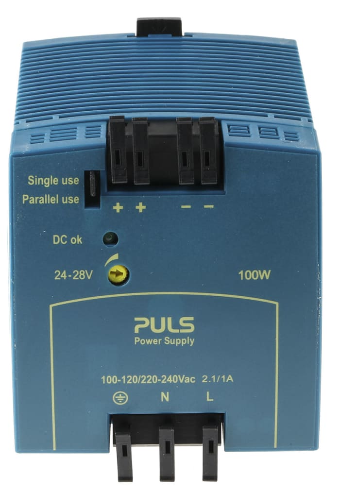 Fuente de alimentación de carril DIN PULS MiniLine MLY, 1 salida 24V dc 4.2A 100W