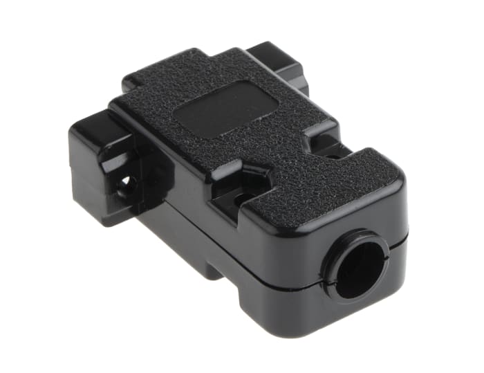 Capot Sub-D MH Connectors série MHCCOV, 9 contacts, en ABS boîtier E  avec Serre-câble