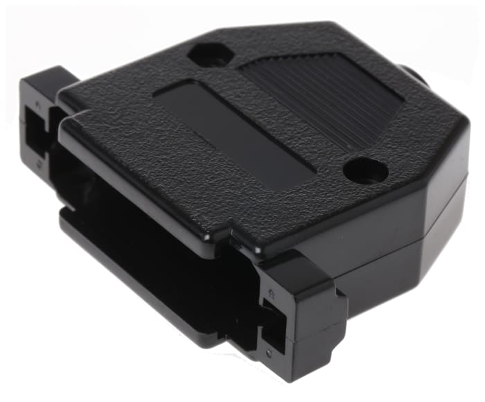 MH Connectors MHCCOV Serisi D-Sub Konnektör Kapak, Bükülme Önleyici, ABS, 25 Pinli, Düz