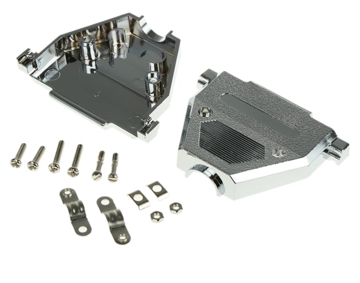 MH Connectors MHCCOV-MP Series ABS D Sub Backshell, 37 Way, Strain Relief