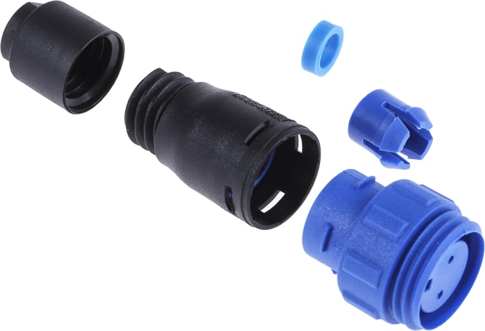 Kulatý konektor, počet kontaktů: 2, Kabel, velikost: Miniature Bulgin, pohlaví kontaktu: Vnitřní, orientace těla: Rovný