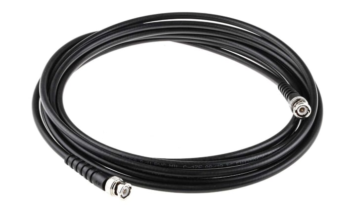 RS PRO Male BNC to Male BNC, 5m, RG59 Coaxial, Terminated75 Ω