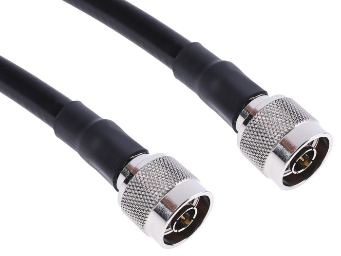 Cable coaxial RG213 RS PRO, 50 Ω, con. A: Tipo N, Macho, con. B: Tipo N, Macho, long. 2m