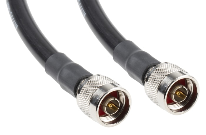 Cable coaxial RG214 RS PRO, 50 Ω, con. A: Tipo N, Macho, con. B: Tipo N, Macho, long. 2m