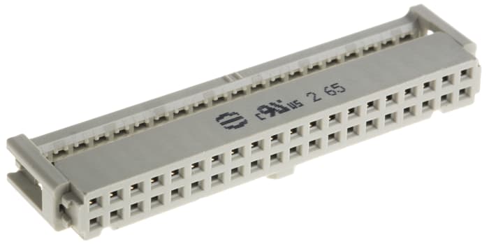 HARTING 40-Way IDC Connector Socket for Cable Mount, 2-Row