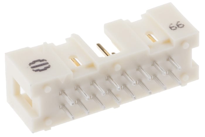 HARTING SEK 19 Series Straight Through Hole PCB Header, 16 Contact(s), 2.54mm Pitch, 2 Row(s), Shrouded