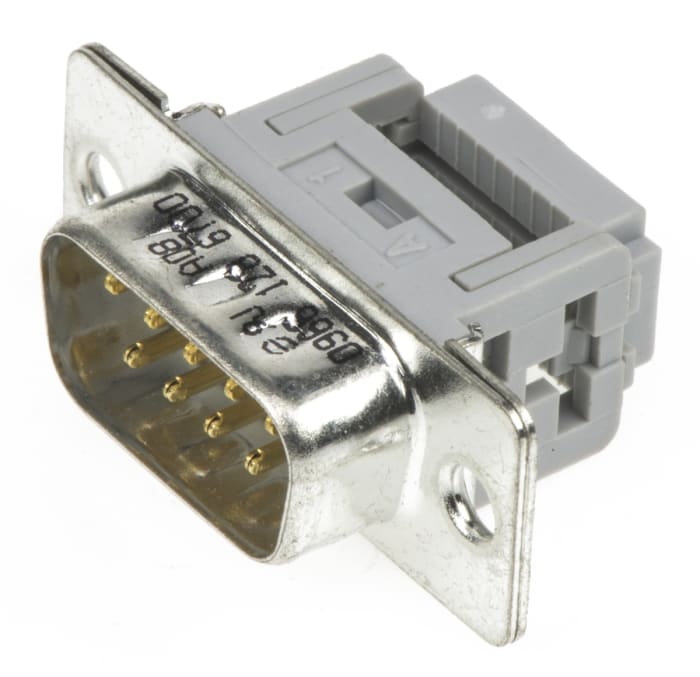 HARTING 9 Way Right Angle Cable Mount D-sub Connector Plug, 2.77mm Pitch