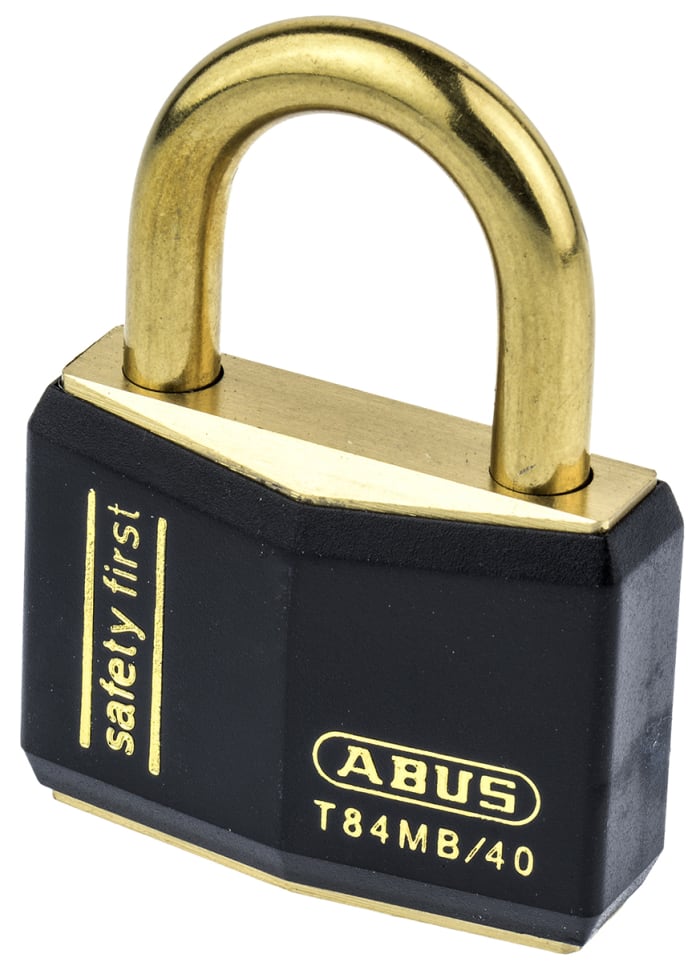 43мм Abus Черный Yes Ключ T84MB/40 KA 8401 Black Латунь Навесной замок 1 6.5мм 21.5мм