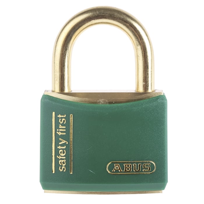 ABUS Key Weatherproof Brass Safety Padlock, Keyed Alike, 6mm Shackle, 40mm Body