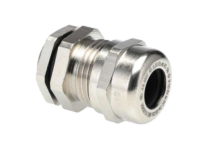 Lapp SKINTOP Series Nickel Plated Brass Cable Gland Kit, M16 Thread, 4.5mm min., 10mm max., IP68
