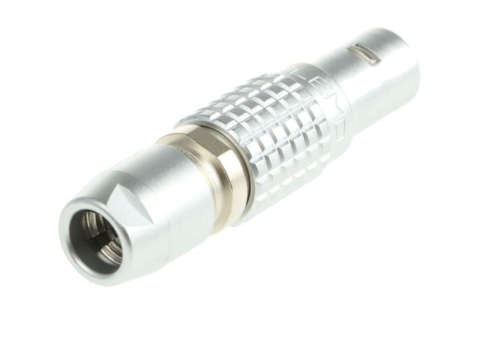 LEMO Circular Connector, 7 Contacts, Cable Mount, Plug, Male, IP50, 0B Series