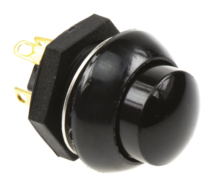 Otto Push Button Switch, Momentary, Panel Mount, DPDT, 28V dc