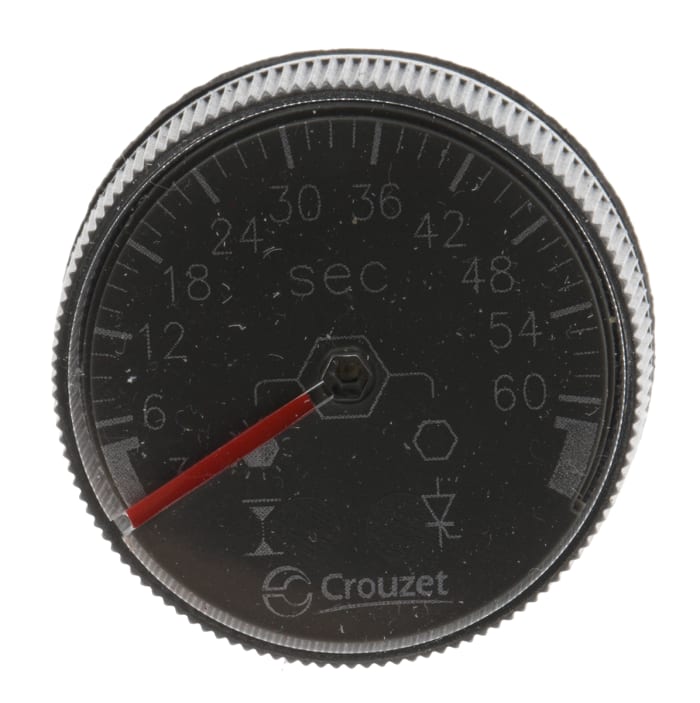 Relais temporisé Crouzet, 100 → 240V c.a. / V c.c., Montage panneau