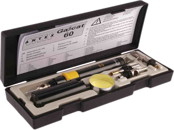 Kit de fer à souder à gaz Antex Electronics, à utiliser avec Fers à souder au gaz