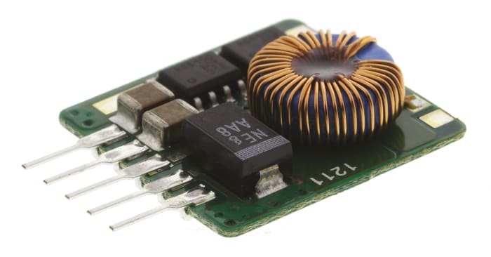 TRACOPOWER TSI-10N Non-Isolated DC-DC Converter, 3 → 5V dc/ 2A Output, 6 → 16.5 V dc Input, 10W, Through