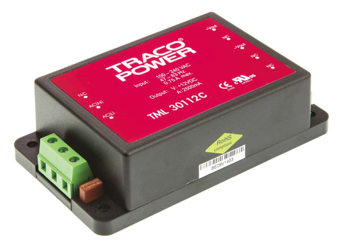 TRACOPOWER TML 30112C Встроенный источник питания в закрытом корпусе SMPS
