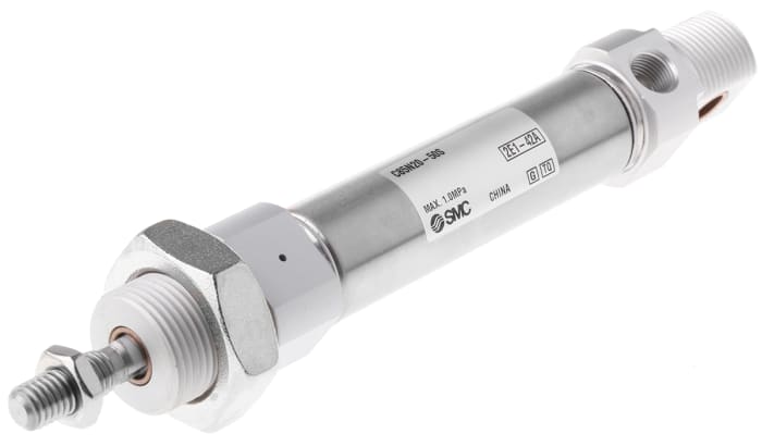 SMC Pneumatic Piston Rod Cylinder - 20mm Bore, 50mm Stroke, C85 Series, Single Acting