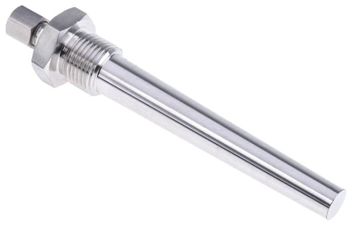RS PRO 1/2 BSP Thermowell for Use with Temperature Probe, 6mm Probe, RoHS Standard