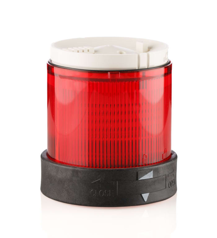Schneider Electric Harmony XVB Series Red Steady Effect Beacon Unit, 24 V ac/dc, LED Bulb, AC, DC, IP65