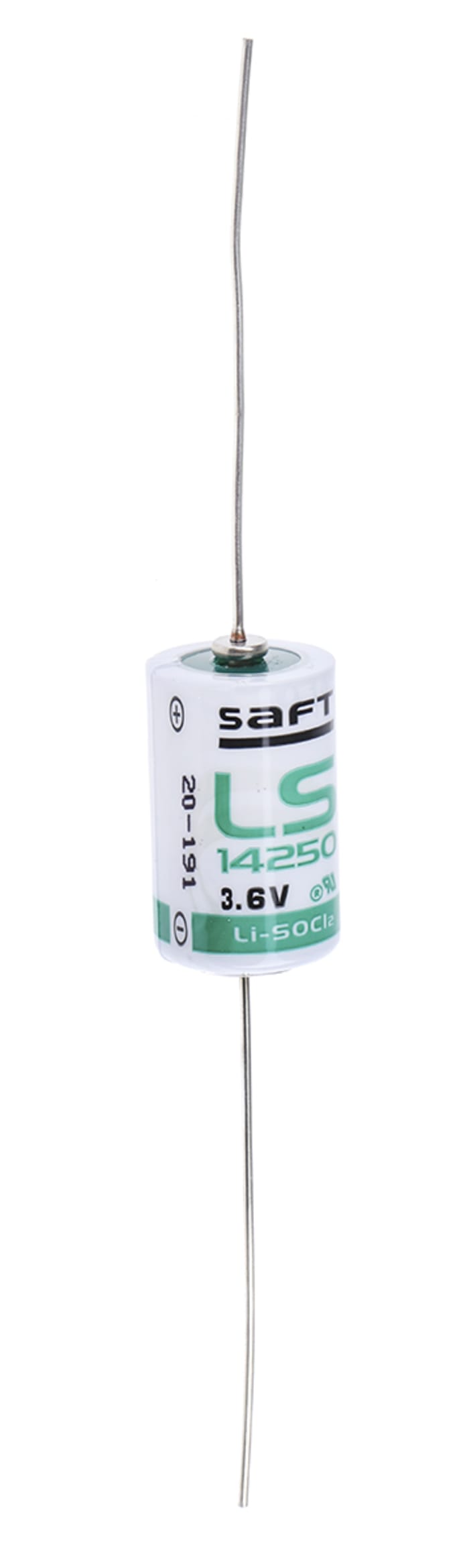 Pile 1/2 AA, 3.6V, Saft, Lithium Thionyle Chloride, 1.2Ah