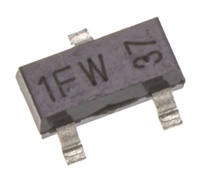 Nexperia BC847B,215 NPN Transistor, 100 mA, 45 V, 3-Pin SOT-23