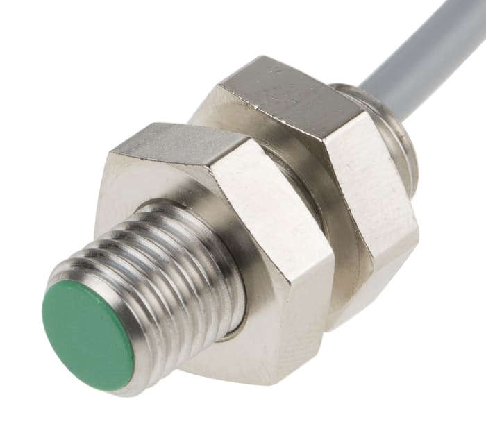 Baumer Inductive Threaded Barrel Proximity Sensor, M8, 2 mm Detection, PNP NO, 10 → 30 V dc