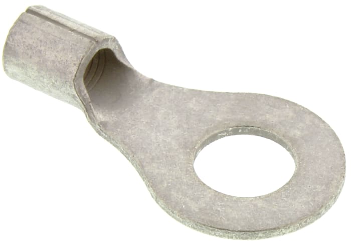 TE Connectivity, Solistrand Uninsulated Ring Terminal, M6 Stud Size 12 AWG 10 AWG Wire Size