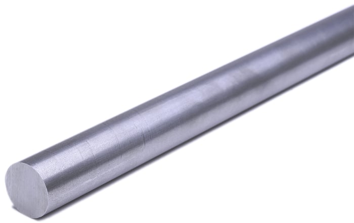 RS PRO Silver Steel Rod 25mm Diameter, 1m L