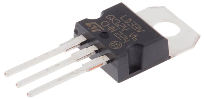 STMicroelectronics LD1117V33, 1 Low Dropout Voltage, Voltage Regulator 1.3A, 3.3 V 3-Pin, TO-220