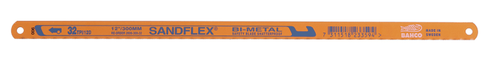 Bahco 300 mm Spring Steel Hacksaw Blade, 32 TPI