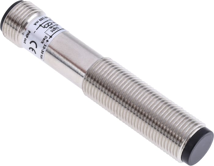RS PRO Fotoelektrik Sensör, Yayınımlı Algılama Aralığı: 100 mm, NPN ve PNP-NC\NO, Stil: Silindir, IP67