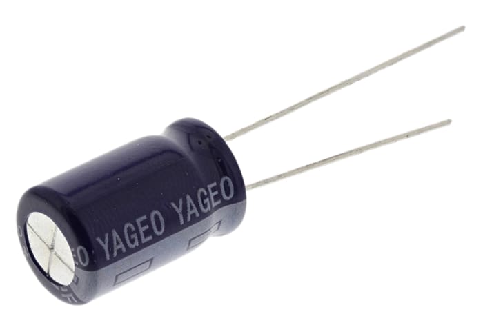 Yageo 470μF Electrolytic Capacitor 35V dc, Through Hole - SK035M0470B5S-1015