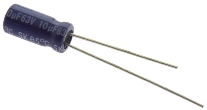 Condensateur Yageo série SK, Aluminium électrolytique 10μF, 63V c.c.