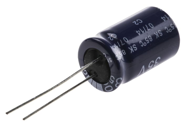 Yageo 1000μF Electrolytic Capacitor 35V dc, Through Hole - SK035M1000B5S-1320