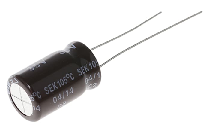Condensateur Yageo série SE, Aluminium électrolytique 470μF, 35V c.c.