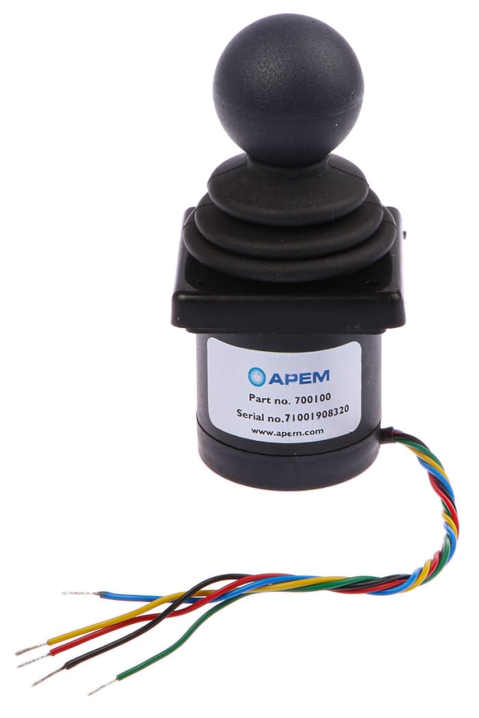 Joystick (Kumanda Kolu), 2 Açılı , Serbest Uç, IP65, 10 mA, -20 → +55°C