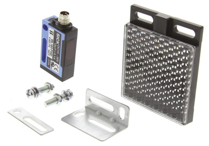 Sick Retroreflective Photoelectric Sensor, Block Sensor, 0.01 → 6.5 m Detection Range