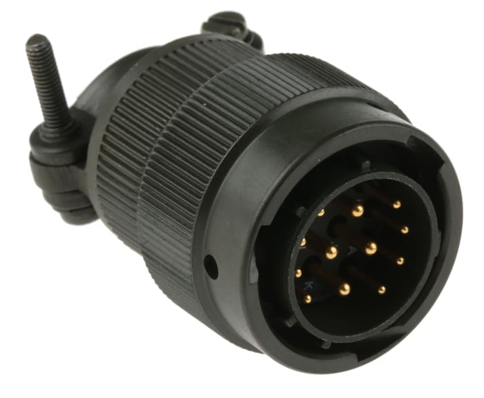 Amphenol Limited, 62GB 12 Way Cable Mount MIL Spec Circular Connector PlugOlive, Pin Contacts,Shell Size 14, Bayonet