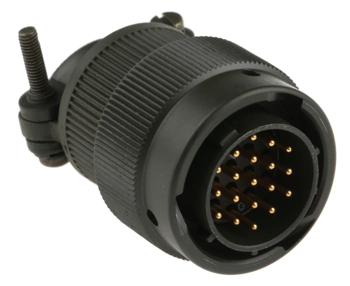 Amphenol Limited, 62GB 19 Way Cable Mount MIL Spec Circular Connector PlugOlive, Pin Contacts,Shell Size 14, Bayonet
